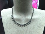 unmarked 17 in rhinestone drop necklace set